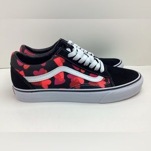 Vans Valentines Hearts Unisex Men’s Sz 7.5 Women’s Sz 9
